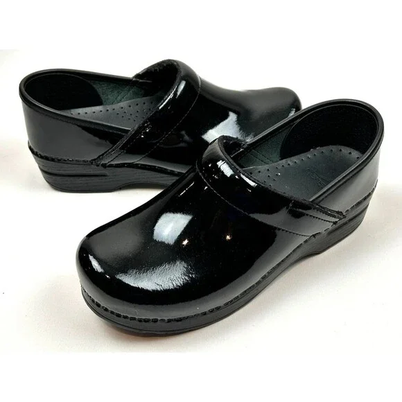 Dansko Professional Black Patent Leather Clog EU 39 US  8.5-9 - Picture 11 of 16